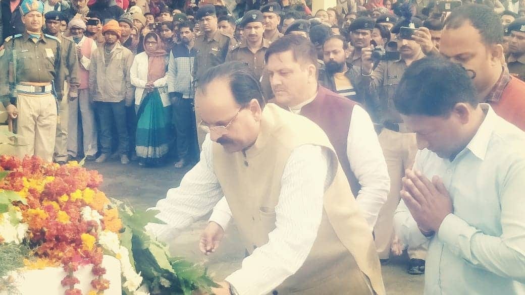 Pulwama Terror Attack martyr virendra singh dead body reached khamita