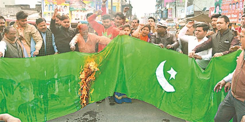 Gum and angry on the streets in protest of terror attack