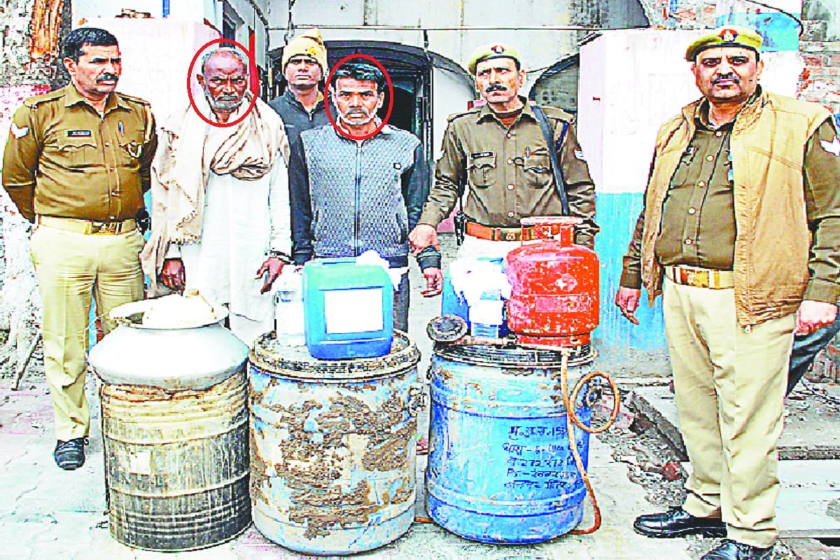 Saharanpur poisonous liquor scandal after two accused arrested and 9 thousand kg of lahan recovered