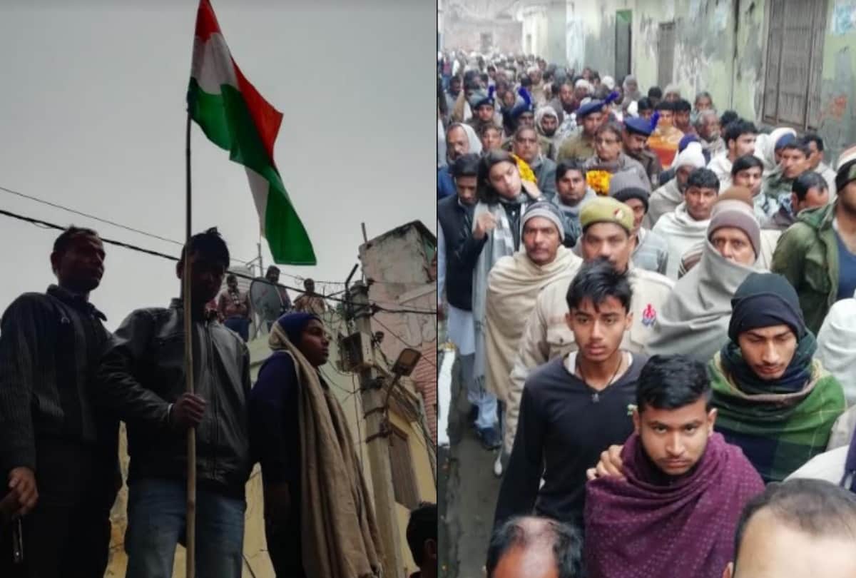 pulwama terror attack: entire city came to salute martyr Army jawan Amit in shamli up