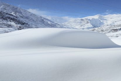 house damaged in pangi himachal due to avalanche