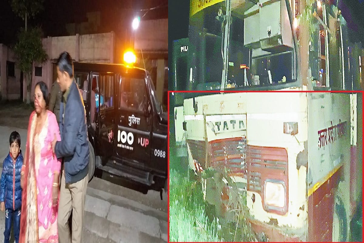 Shamli, Three killed including Mother and son in bus accident at West UP