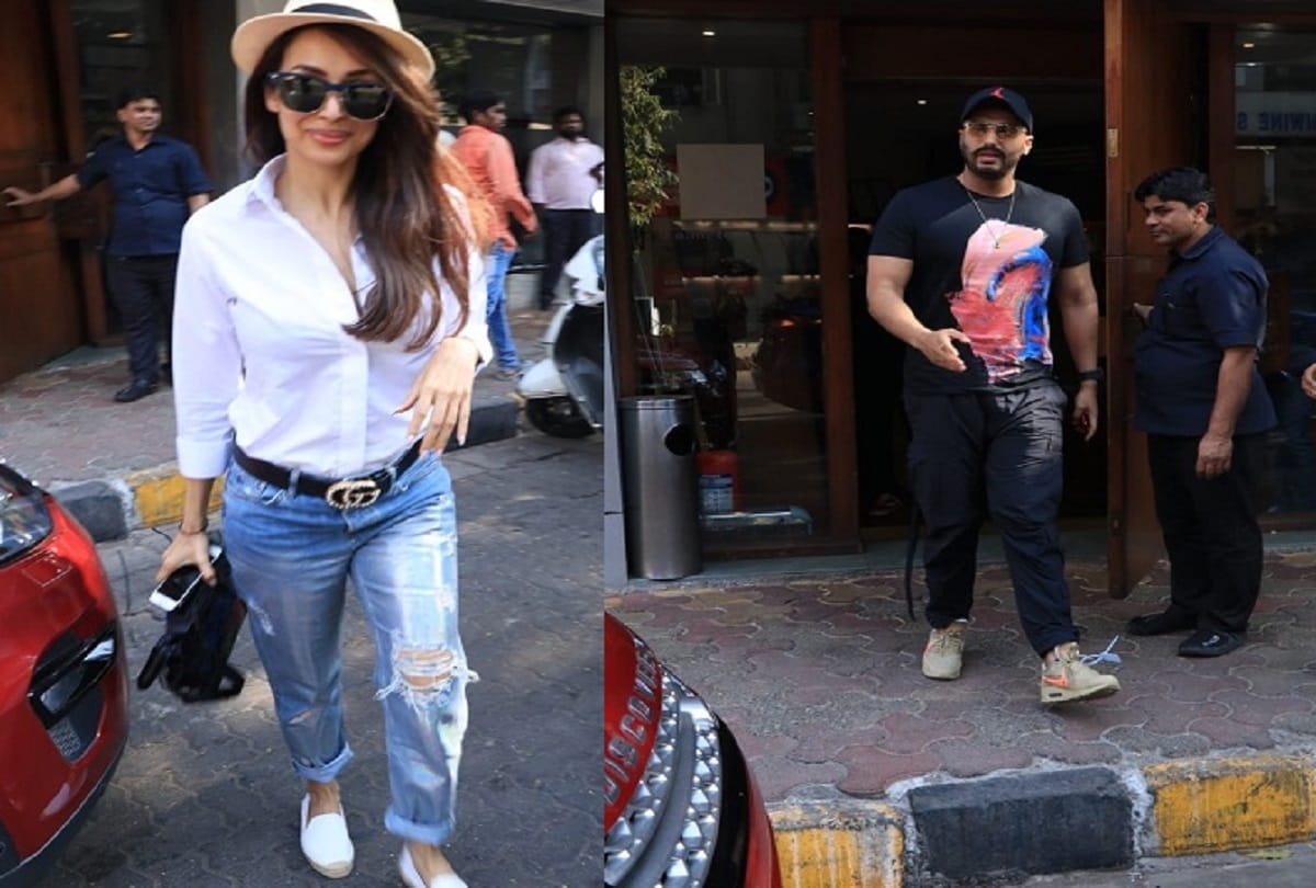 malaika arora spotted at lunch date with arjun kapoor and her son