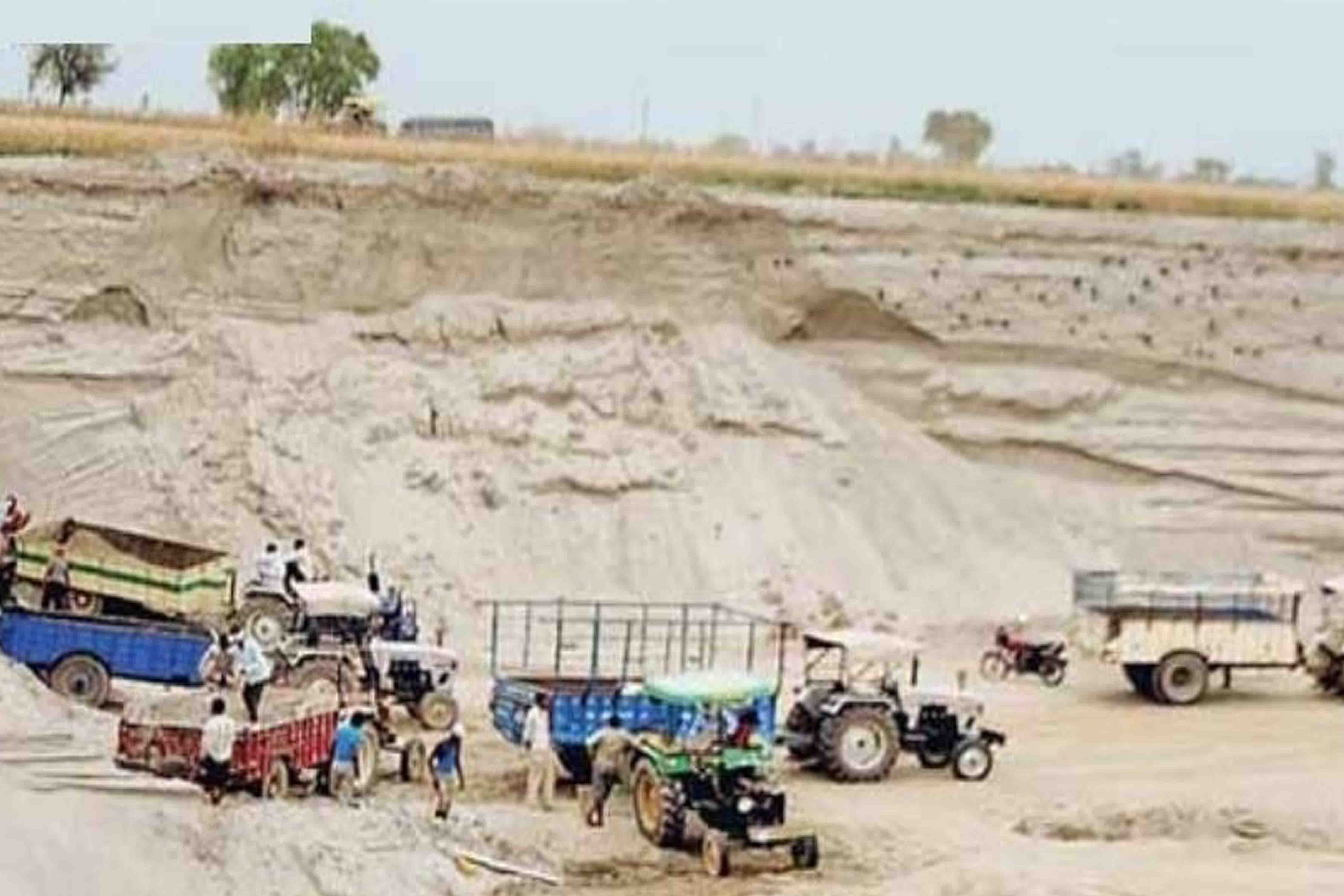 illegal sand mining in up