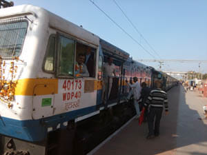khajuraho indore new train begion