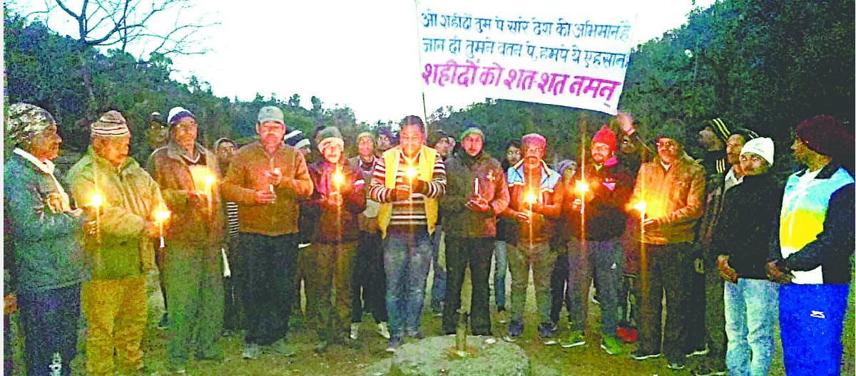 Candle march in Sookhidang