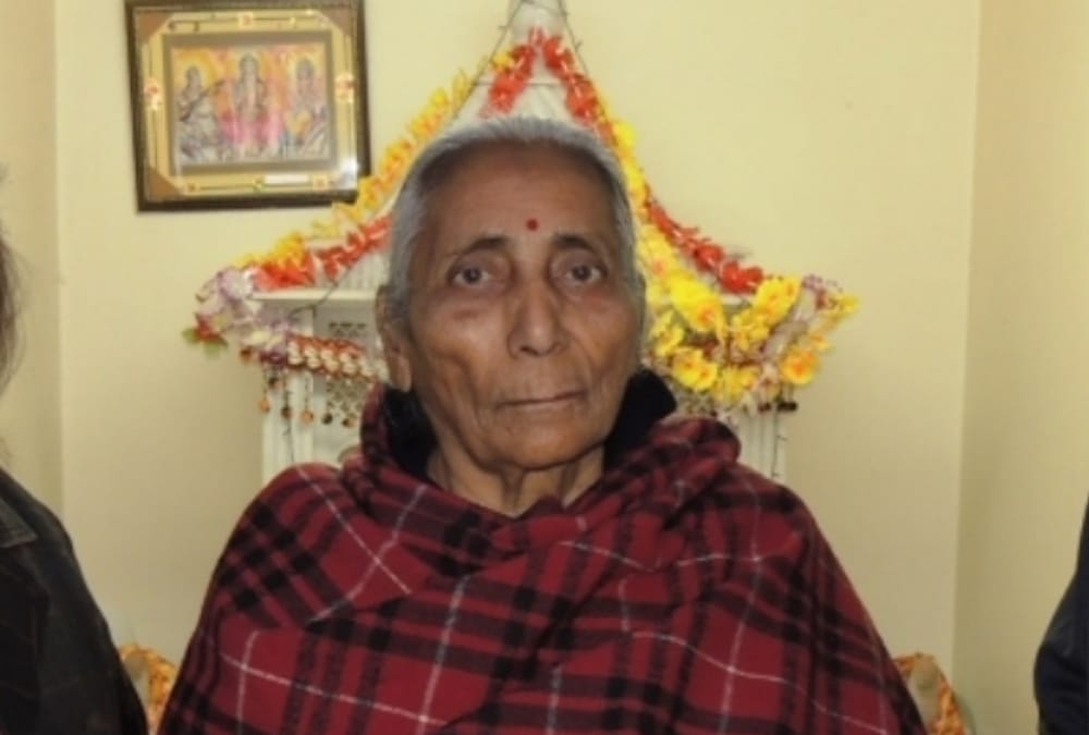 87 years old lady joins ignou.