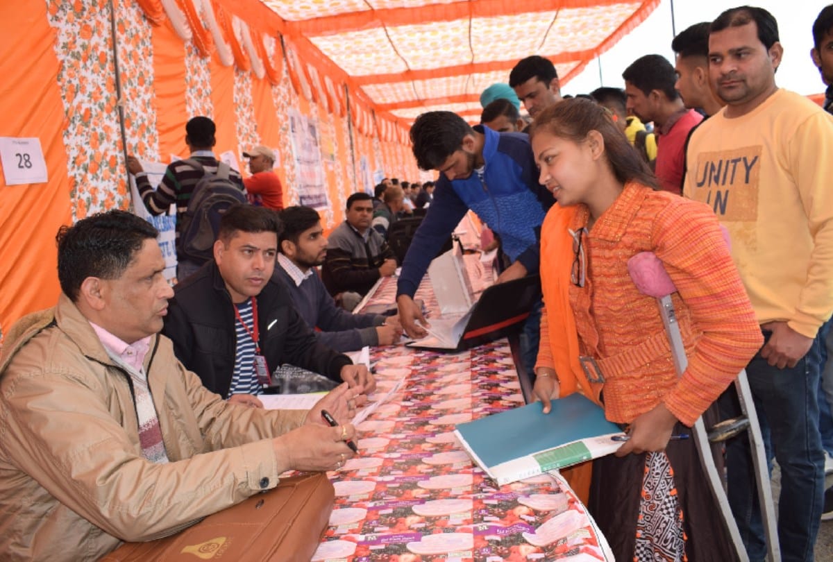 Job fair in Una himachal pradesh 515 candidates get job