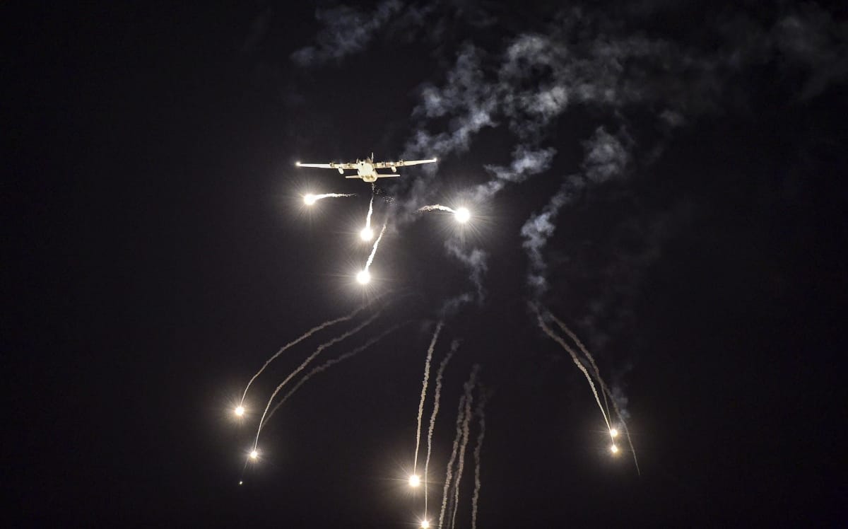 IAF carries out mega exercise at pokhran after pulwama terrorist attack, pictures