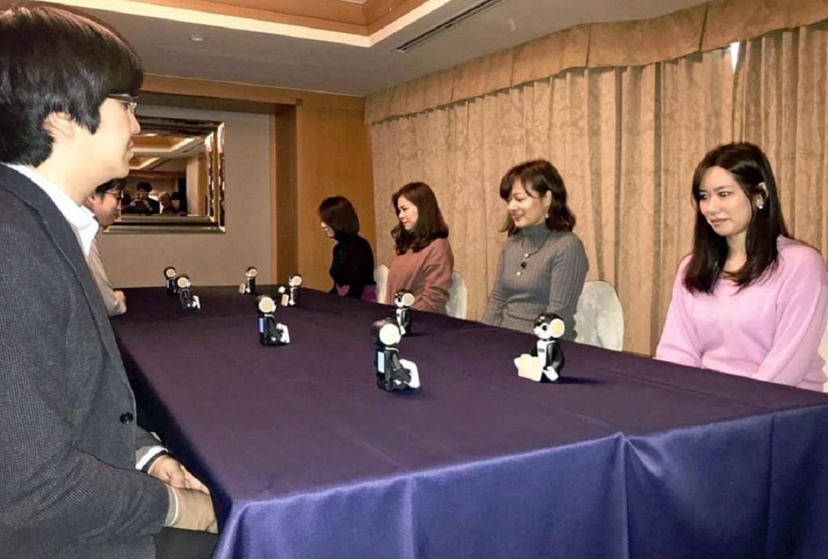 Robots is making pairs for marriage in Japan