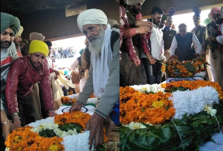 Pulwama Terror Attack, Shaheed Sukhjinder Singh Funeral in Tarantaran