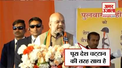 Amit Shah statement on the Pulwama attack