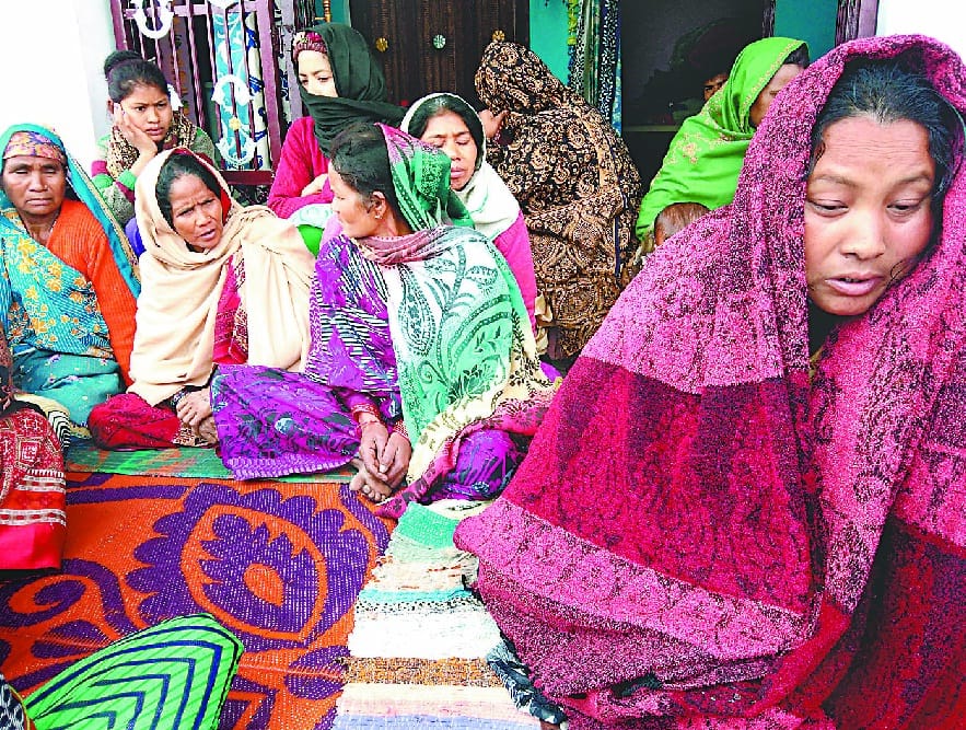 Shaheed's wife said, blood was replaced by blood
