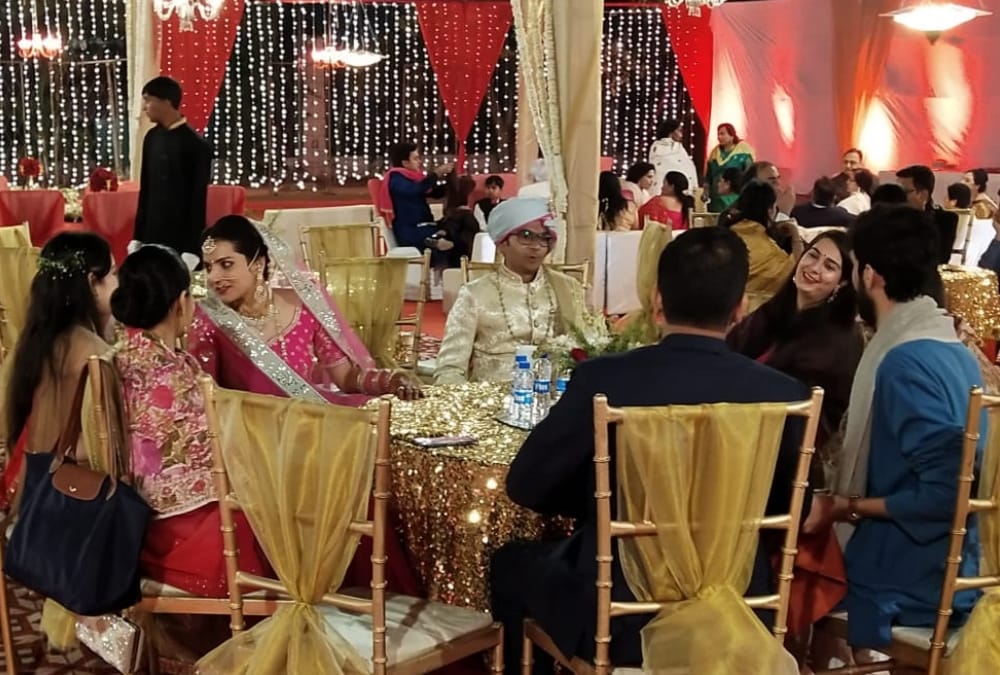 bjp leader ramlal's niece marriage in lucknow.