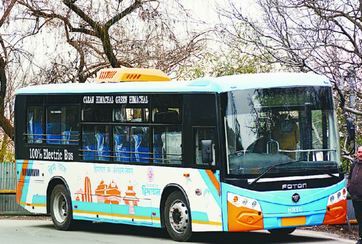 first electric bus service started in shimla city of himacha