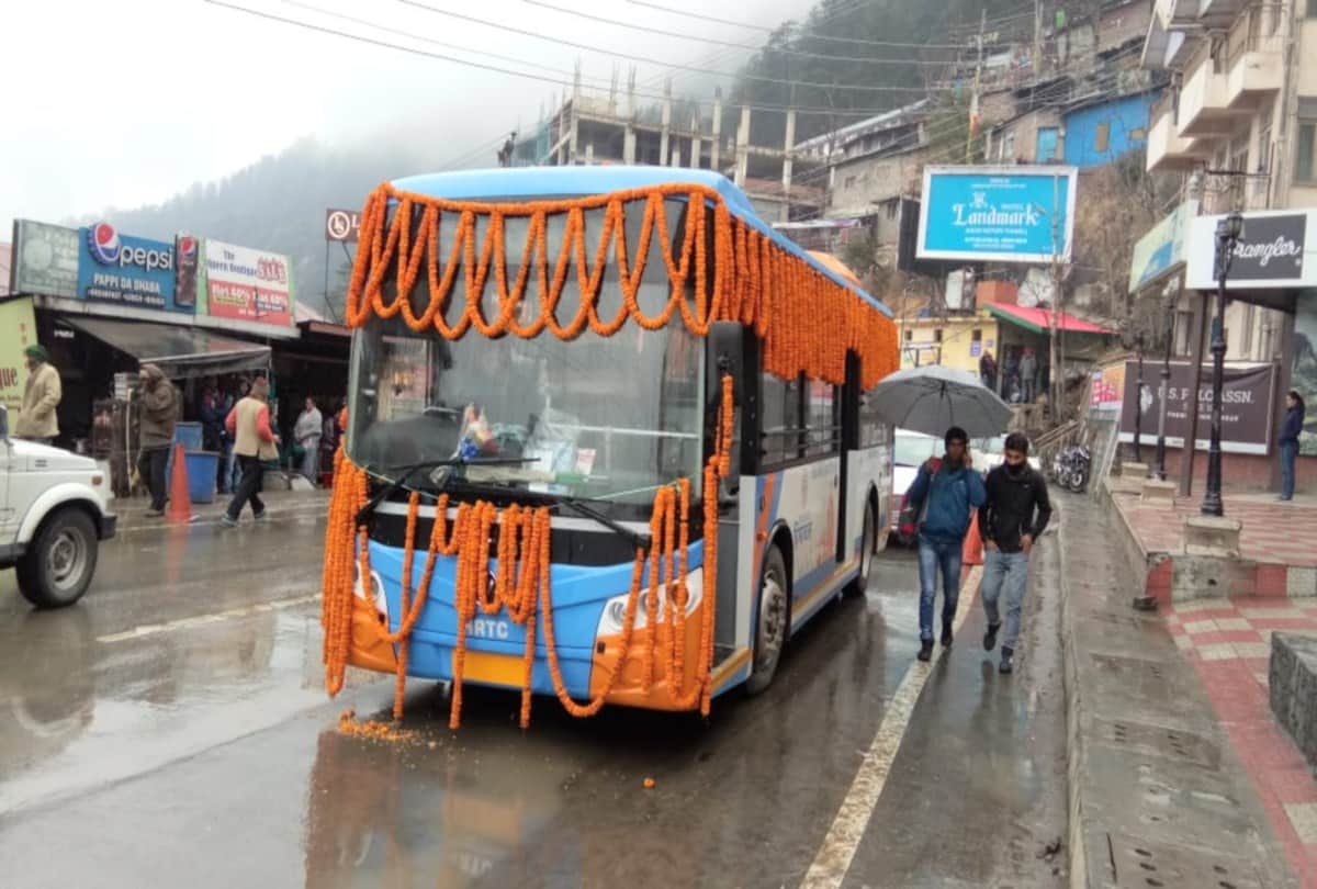 first electric bus service started in shimla city of himacha