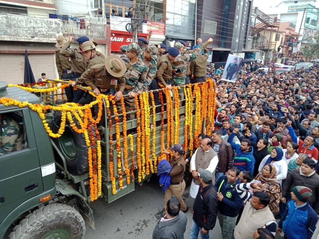 dehradun martyr major chitresh get sena medal