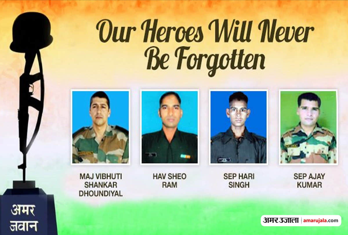 list, details and photo of martyred indian army jawan in encounter of pulwama jammu kashmir