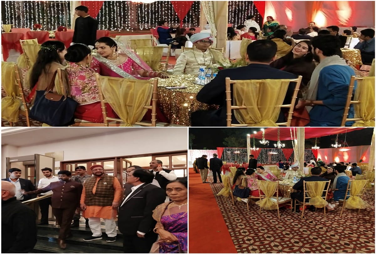 Yogi Sarkar and many party members are involved in marriage of Ramlal's niece in Lucknow