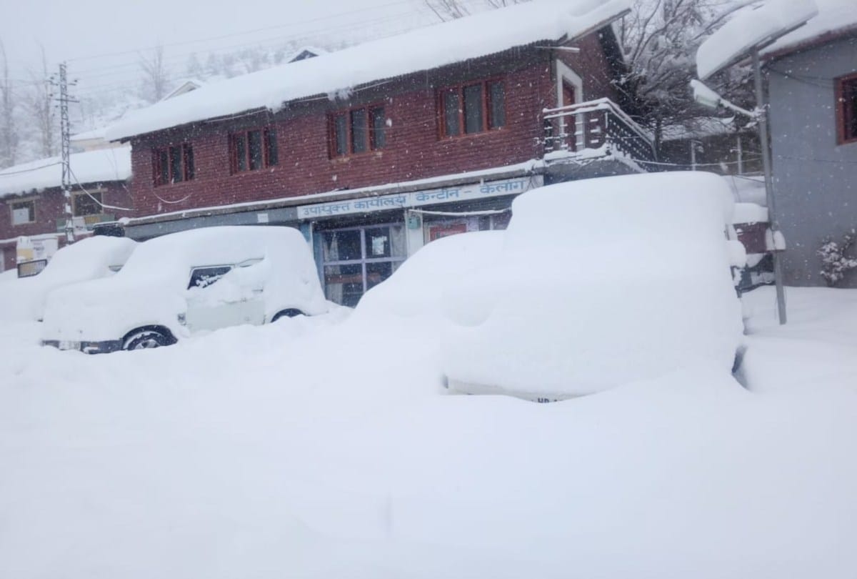 fresh snowfall recorded in high hills of himachal today