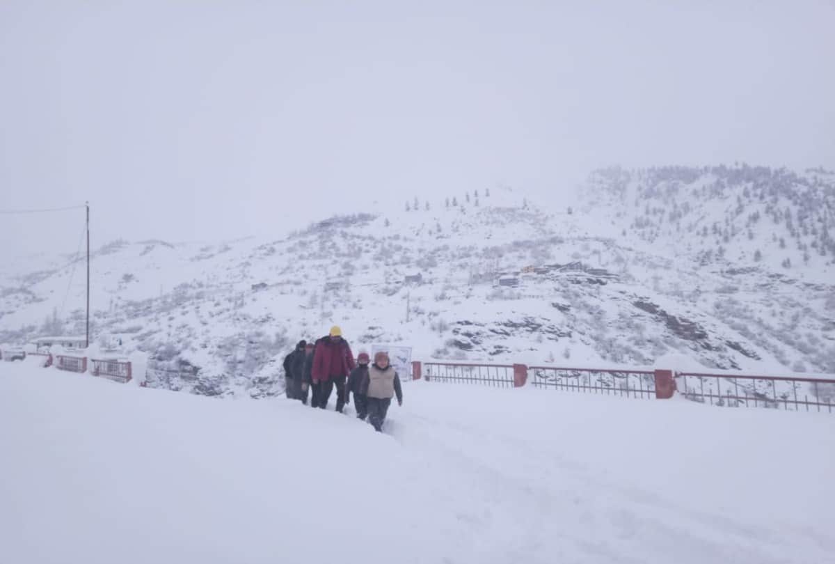 fresh snowfall recorded in high hills of himachal today