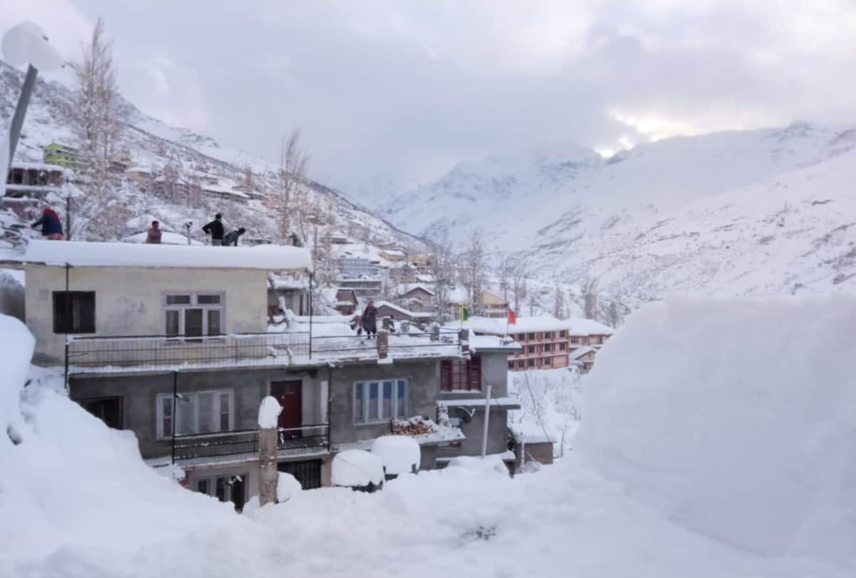 fresh snowfall recorded in high hills of himachal today