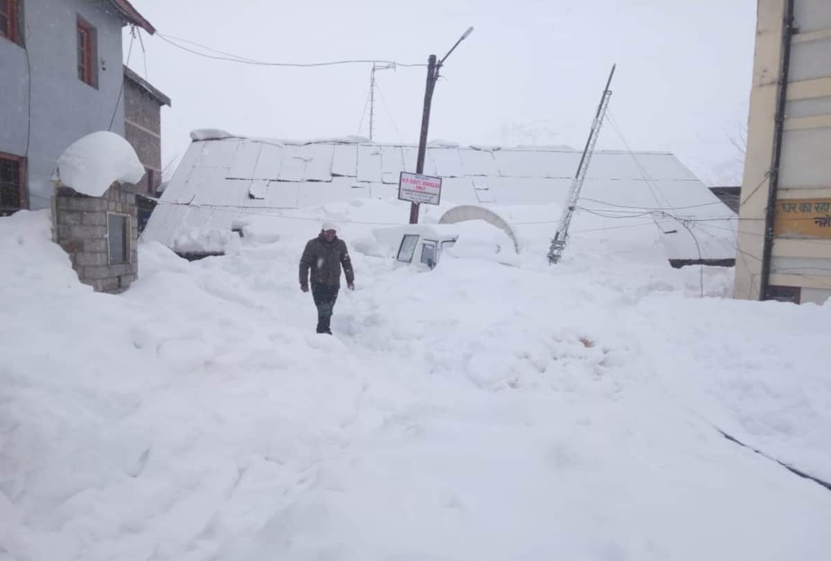 fresh snowfall recorded in high hills of himachal today