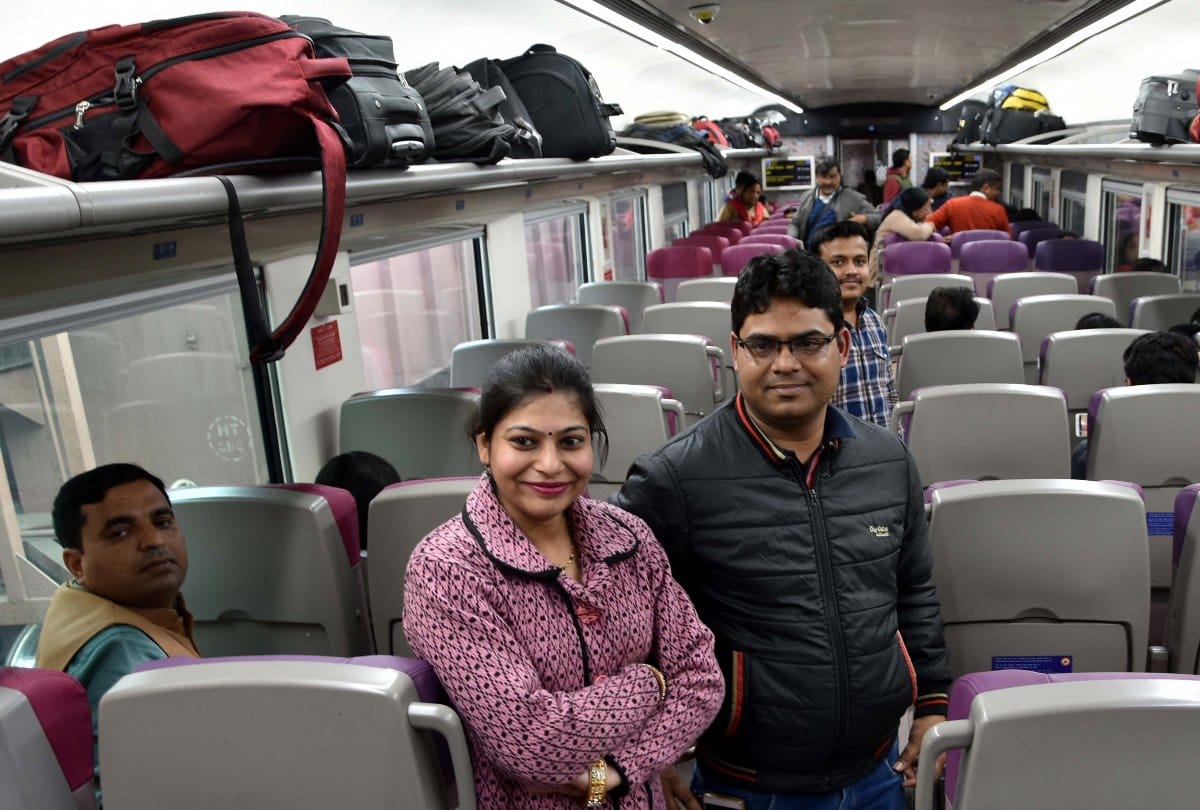 Vande Bharat express is first indian train which speed avarage speed is 100 kmph above