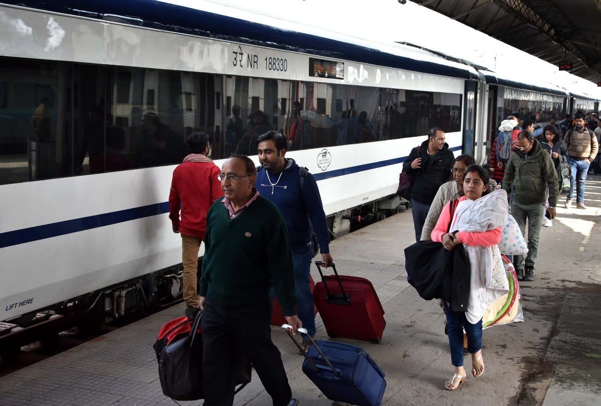 Vande Bharat Express Hit by Flying Ballast