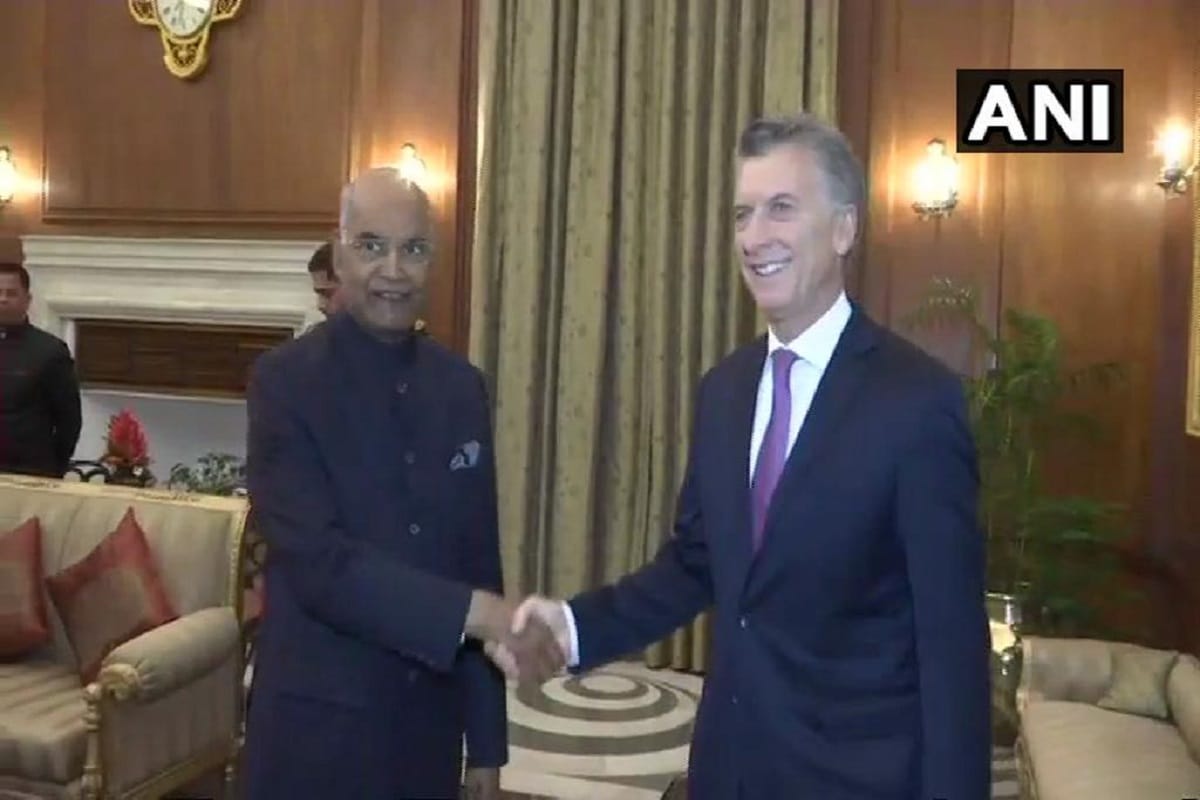 President Ram Nath Kovind says India and Argentina should come together in fight against terrorism