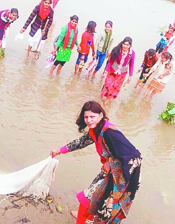 Cleanliness drive run in the Malan river
