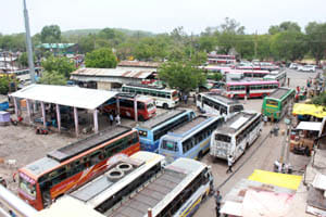 roadways says no money for bus stand