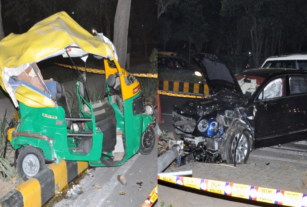 ponty chadha nephew bentley hits auto foreigner lady dies see brutal accident in photos