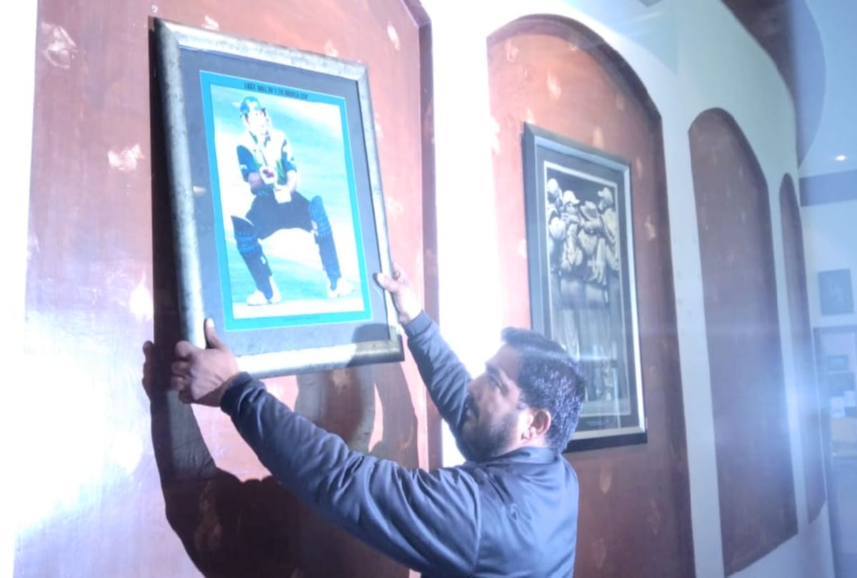 Photos of Pakistani players removed from the museum of Dharamshala Cricket Stadium himachal