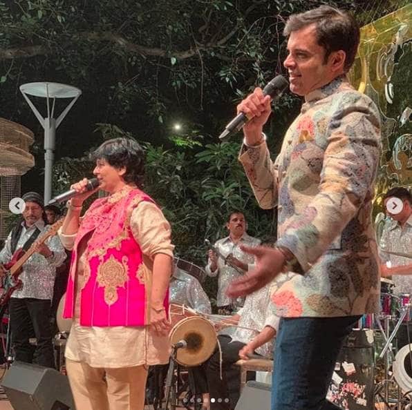 akash ambani wedding celebration start in antilia falguni pathak perform there