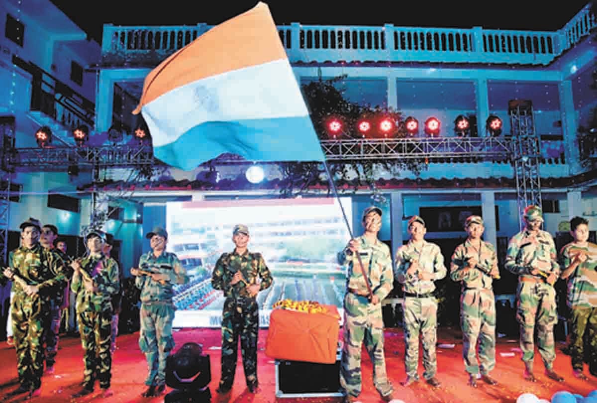 Children's exhibition of talent in the annual festival