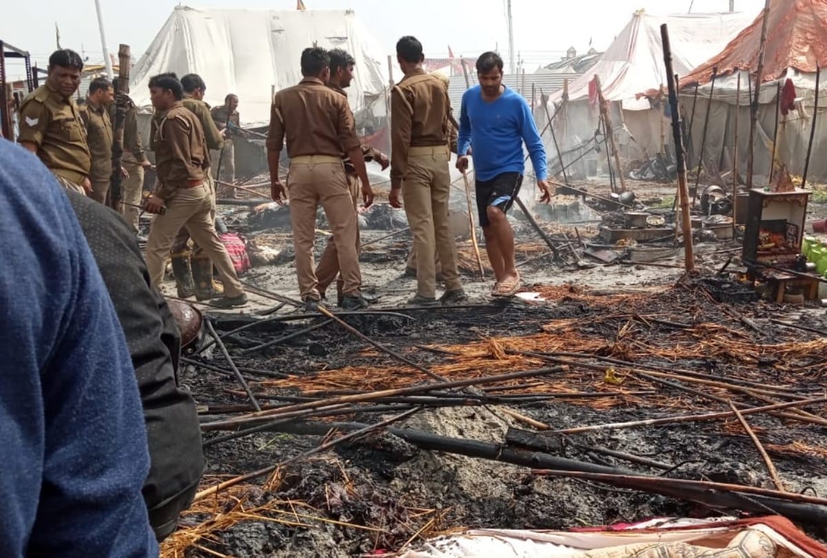 Kumbh Mela 2019: Fire broke out in sector 5 kalpwasi camp