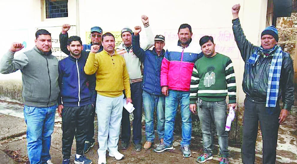 Gram pradhan protested against the order