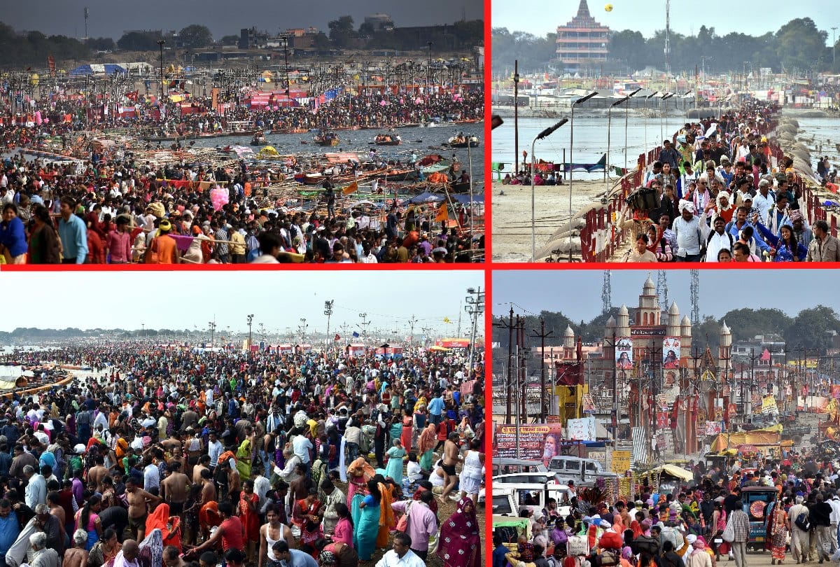 Kumbh 2019: Maghi Purnima Snan Parv estimated to be a dip of 1.60 million people
