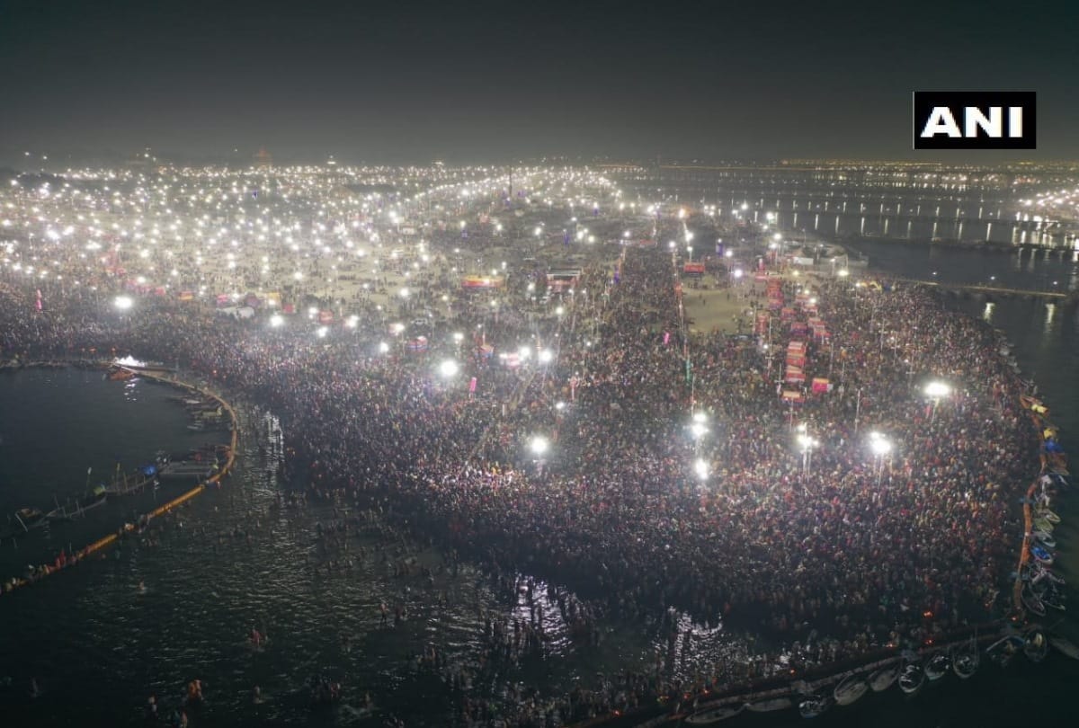 kumbh 2019: 1.25 crore devotees take holi dip in sangam on maghi purnima snan