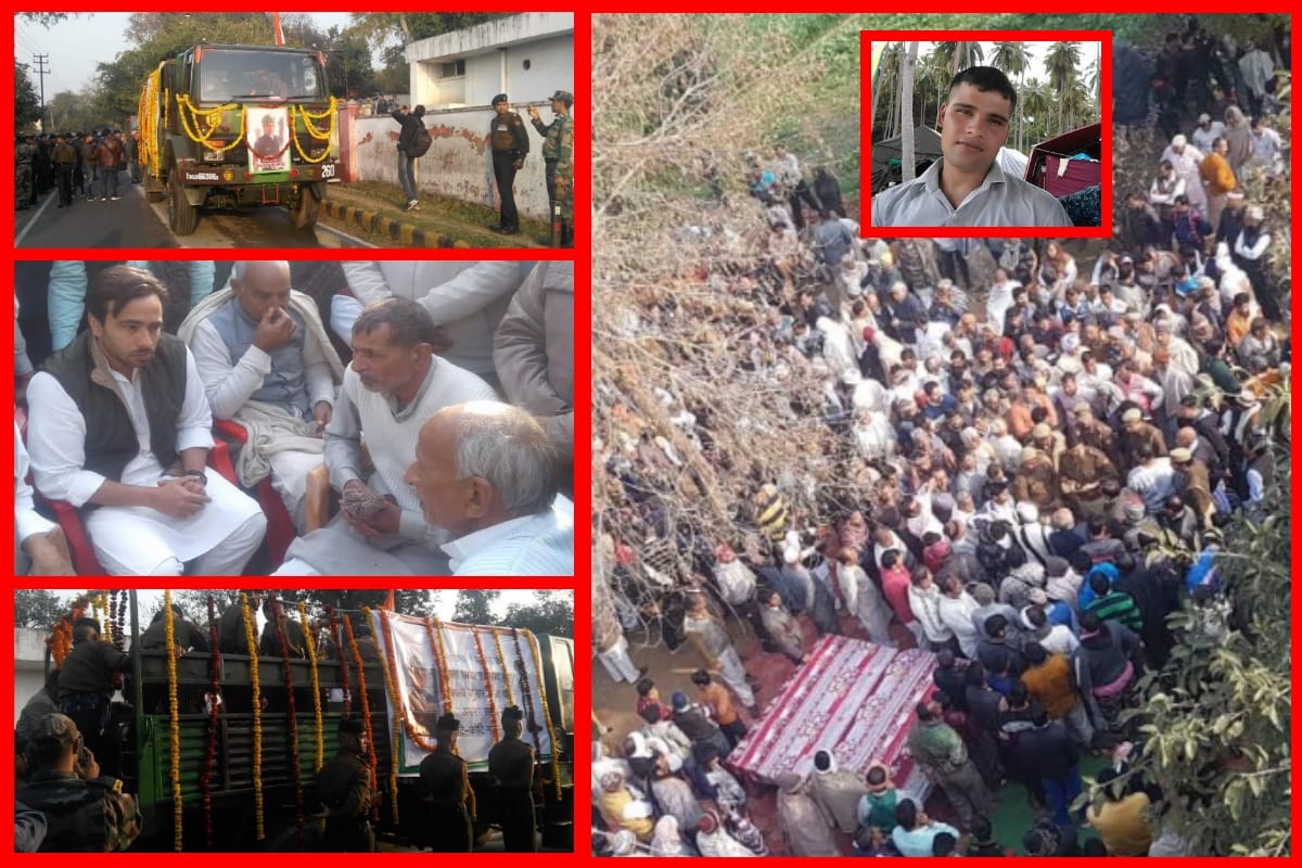 #pulwama Encounter Shaheed Ajay Kumar's body reached Meerut, last salute today