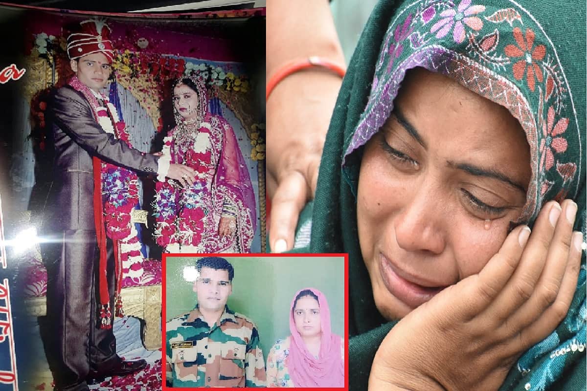 Pulwama: martyr Ajay Kumar's wedding photos and video see family members on sunday night