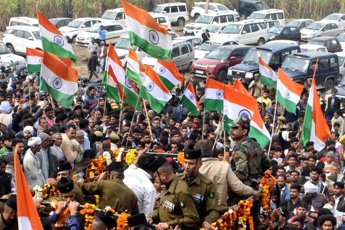 # Pulwama encounter, Martyred Ajay funeral completed where he played with friends in Meerut