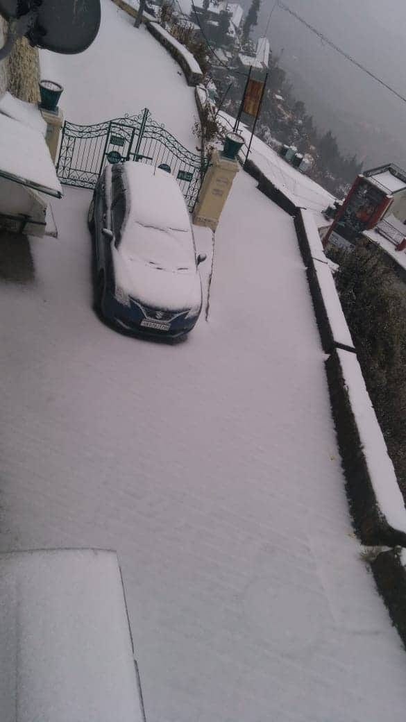 heavy snowfall in yamunotri and mussooire