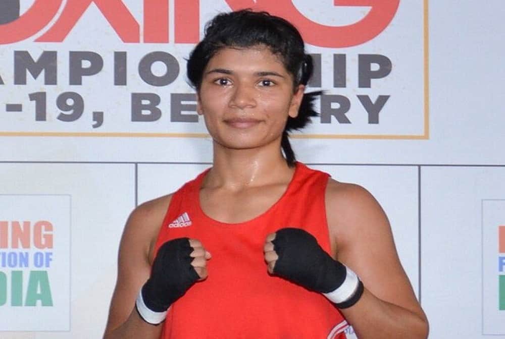 Womens Boxing Championships Nikhat Zareen defeats Roumaysa Boualam to enters in pre quarterfinals