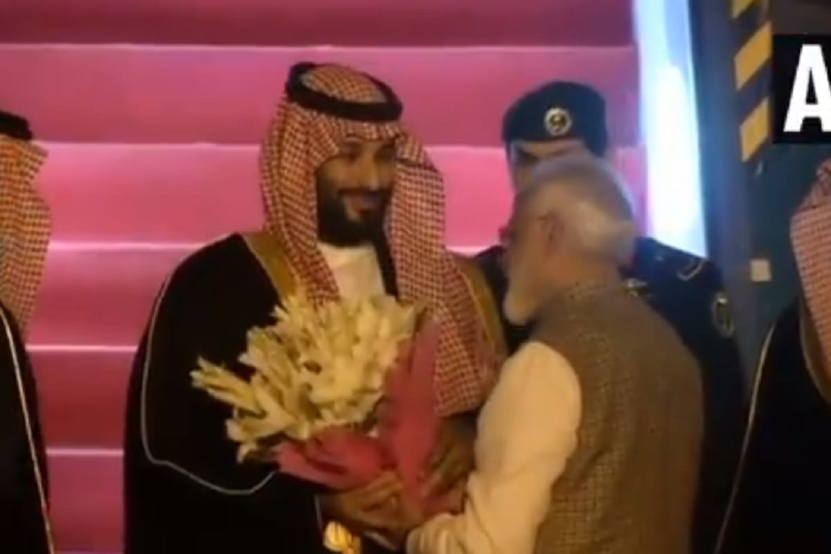 Saudi Crown Prince Mohammed Bin Salman Reached India, PM Narendra Modi welcomed him