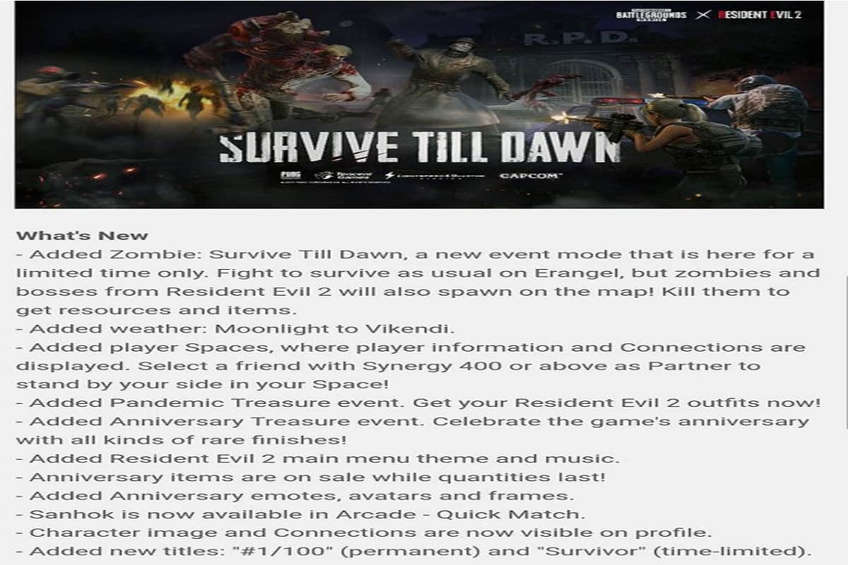 PUBG Mobile Zombies Mode Version 0.11.0, What's New and all you need to know
