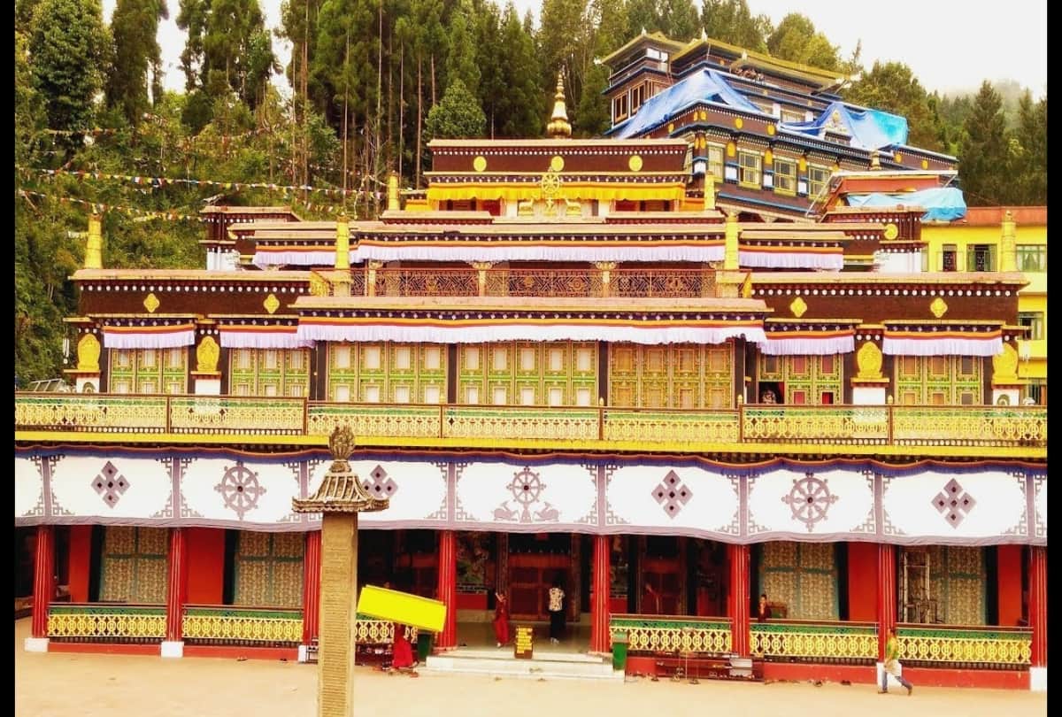 buddhist moanstery in leh laddakh india