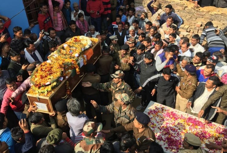 Pulwama Terror Attack, Pulwama Encounter, Shaheed Hari Singh Funeral in Rewari og Haryana