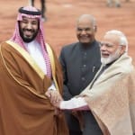 सऊदी प्रिंस सलमान, पीएम मोदी, राष्ट्रपति रामनाथ कोविंद